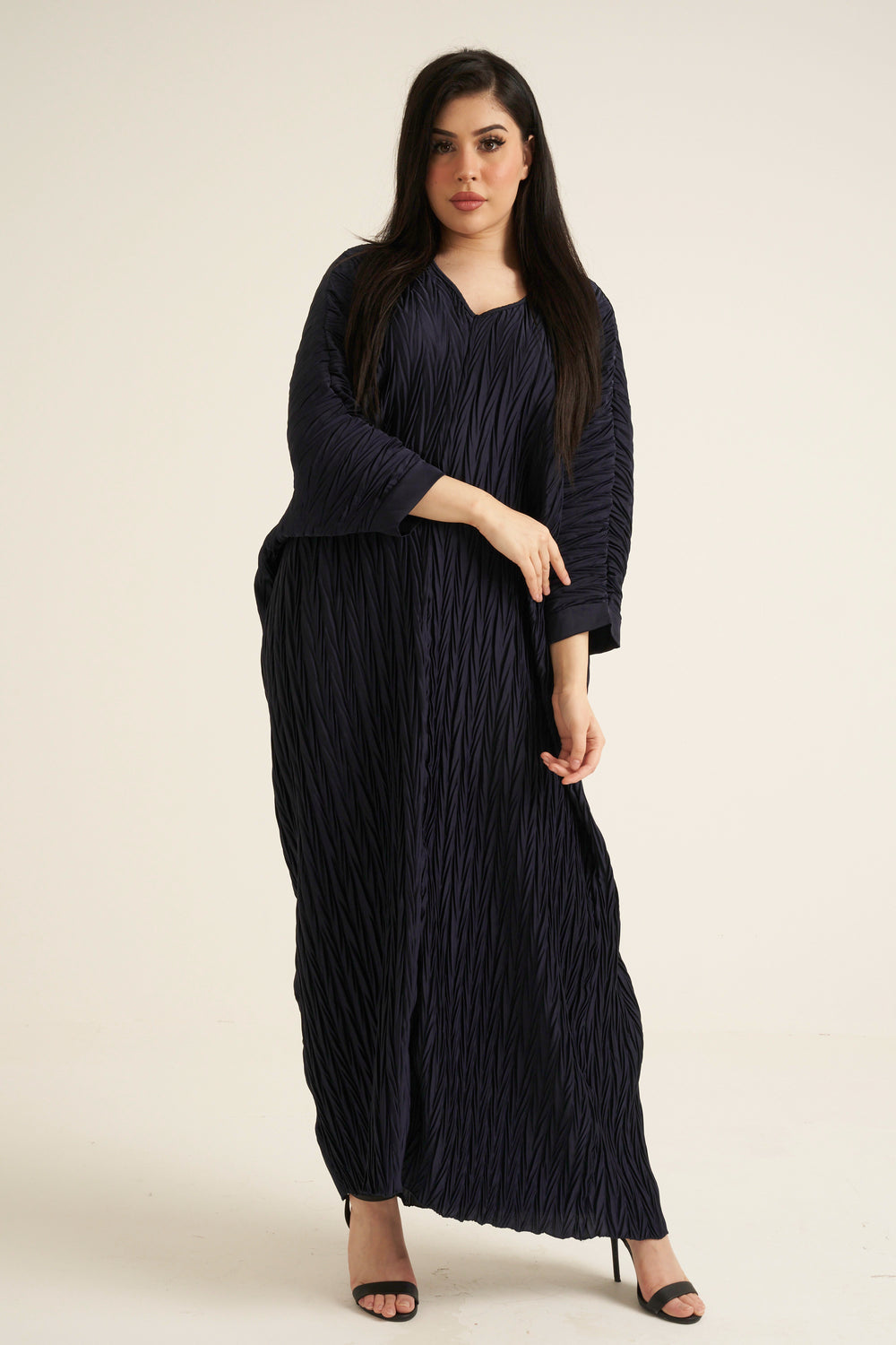 Midnight Blue Modest Maxi Dress