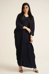 Midnight Blue Modest Maxi Dress