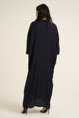 Midnight Blue Modest Maxi Dress