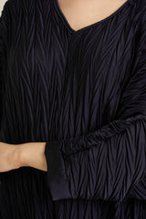 Midnight Blue Modest Maxi Dress