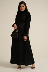 Verona Black Long Sleeve Maxi dress