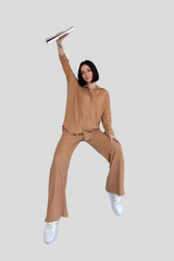 Caramel Relaxed Fit Co ord Set